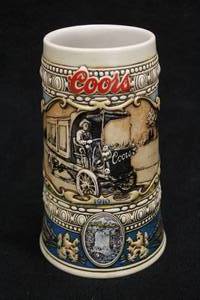 lot 1781 image: Ceramarte (Brazil) Adolph Coors Company Golden Colorado 1989 Edition Collectors Beer Tankard 7