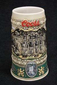 lot 1795 image: Ceramarte (Brazil) C Series 1990 Edition Coors Brewing Co 1935 Print Advertisement Collectors Beer Tankard 7