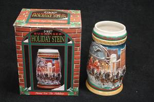 lot 1801 image: Ceramarte (Brazil) First in a Series - Historical A & Eagle Series 1872 Edition Collectors Beer Tankard with Collectors Tin