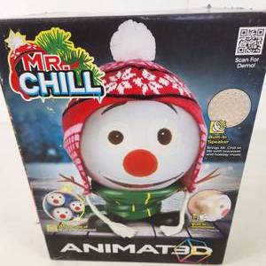 NEW Mr. Chill 45 minutes Talking Singing Joking Animated Built In Speaker Short Throw Projector