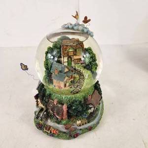 Musical Snow Globe Music Is On The Street Where You Live Stock #CRDMW012