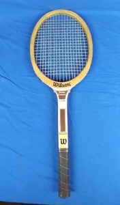 lot 199 image: Vintage Wilson Wooden Jimmy Connors Tennis Racket 27
