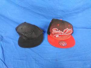lot 181 image: Two Adjustable Baseball Caps Zippo and  Twin Cities