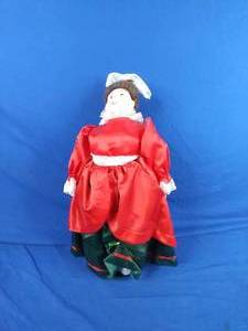 lot 203 image: Vintage Dept 56 55948 Fezziwigs Lady Decor Figurine Large 19 RARE