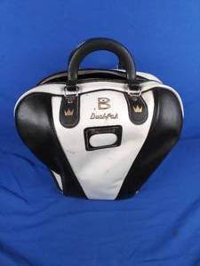 lot 215 image: Brunswick 16 Pound Black Diamond Bowling Ball and Bag