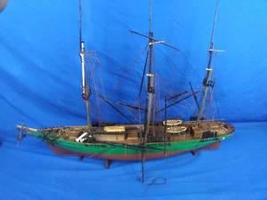lot 234 image: Vintage Model Sail Ship 30x 22