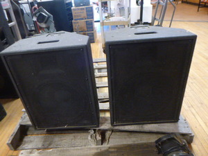 2 Carvin Passive Wedge Speakers