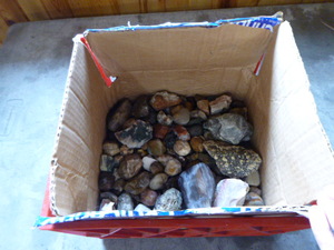 Box of  Assorted Rocks