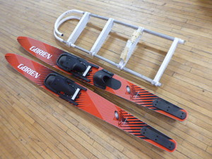 Water Skis and Boat Ladder