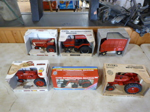 6 Ertl Die-Cast Farm Equipment