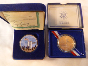 2 US Uncirculated Commemorative Coins