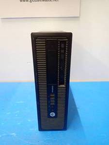 lot 2 image: HP EliteDesk 800 G1 SFF PC &nbspINTEL CORE I5-4570 3.2 Ghz  8GB DDR3L RAM  500GB HD  NO OS  Includes CAB-AC power cable 