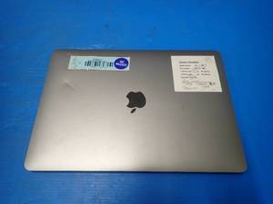 lot 46 image: Apple&nbspMacBookPro15,2 A1989 &nbspINTEL CORE I5-8279U 2.4 Ghz  8GB LPDDR3 RAM  251GB HD  13.3 screen with 2560 x 1600 HD Resolution  Includes IOS  No Charger &nbspMajor dent and scratch on top of case,&nbspMinor key marks on screen