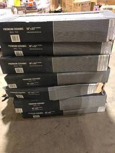 Lot of MSI Nyrobi 10 in. x 22 in. Glossy Ceramic Floor and Wall Tile (14.80 sq. ft.Case)   Customer Returns See Pictures