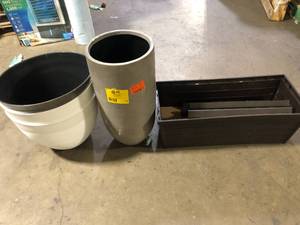 Lot of Assorted Outdoor Planters Various Models and Conditions   Customer Returns See Pictures