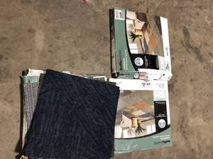 Lot of TrafficMaster Versatile - Assorted - Multi-Colored CommercialResidential 24 x 24 in. Peel and Stick Carpet Tile Square (40 sq. ft.)   Customer Returns See Pictures