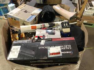 Gaylord of Assorted Tools Hardware and General Merchandise Various Models and Conditions  Customer Returns See Pictures