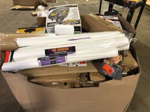 Gaylord of  Assorted Tools Hardware and General Merchandise Various Models and Conditions   Customer Returns See Pictures