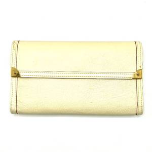Louis Vuitton Ivory Suhali Porte Tresor International Long Wallet - Authentic $600 Retail