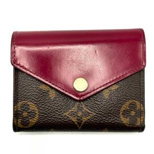 Louis Vuitton Red Monogram Zoe Wallet - Authentic $600 Retail