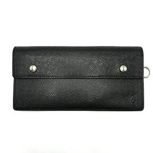 Louis Vuitton Black Taiga Portefeuille Accordion Long Wallet - Authentic $600 Retail