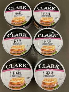 lot 3 image: HI 4 - Clark Deviled Ham Spread - 6 Pack (Smoke Flavor Added)