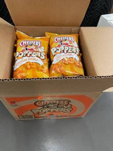 lot 18 image: Chesters Poppers Cheddar Whirlz 12-Pack