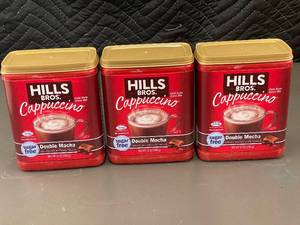 lot 46 image: GA 1 - Hills Bros. Cappuccino Drink Mix - Double Mocha (3 Pack)
