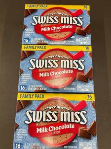 lot 49 image: 2 back - Swiss Miss Milk Chocolate Hot Cocoa Mix - Family Pack, 3 Boxes