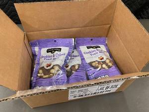 lot 353 image: 2 back - Clover Valley Cookies & Crme Trail Mix - 6-Pack