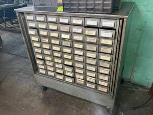 lot 7 image: Tooling storage cabinet on casters ...