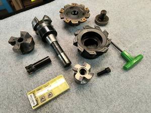 lot 73 image: (1) Ingersoll R8 Shank Face Mill wi...
