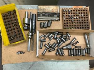 lot 123 image: Collet holders and collets not all...