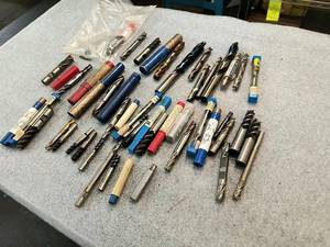 lot 175 image: Lot of Assorted Diameter End Mills...