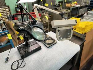lot 181 image: (2) Magnification Lamps...