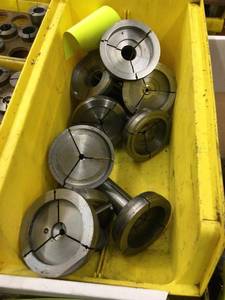 lot 190 image: (8) 5C Collet Step Chucks...