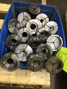 lot 200 image: (14) 5C Collet Step Chucks...