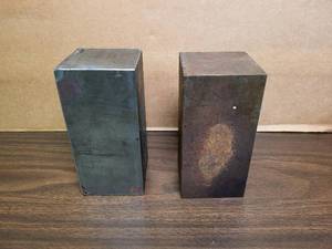 lot 231 image: (2) steel blocks...