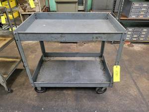 lot 232 image: Shop cart on casters...