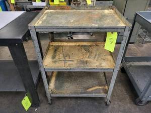 lot 233 image: Shop cart on rollers...