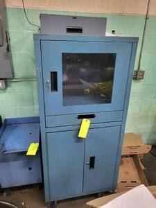 lot 245 image: Shop computer enclosurecabinet wit...