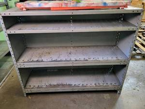 lot 261 image: Metal shelf...