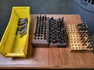 lot 291 image: Number and letter punches...