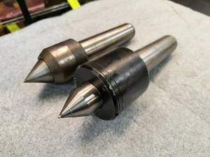 lot 316 image: (2) Morse Taper 5 Live Centers Cons...