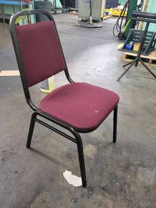lot 343 image: (10) stackable banquet chairs...