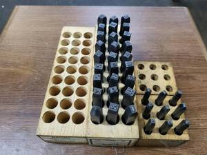 lot 347 image: Letter and number punches...