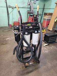 lot 369 image: Transfer pump on 2-wheel cart...