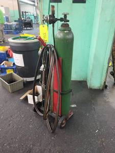 lot 371 image: Torch cart, Torch & Tanks. Tanks ar...