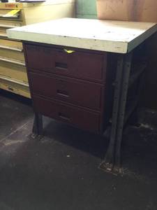 lot 383 image: Work table with drawers...