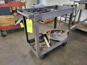 lot 400 image: Empty Metal Cart no contents...